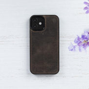 Magic iPhone 12 Serie Abnehmbare Echtleder-Wallet-Hülle - MW