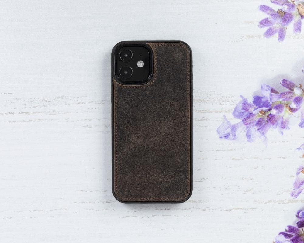 Magic iPhone 12 Serie Abnehmbare Echtleder-Wallet-Hülle - MW