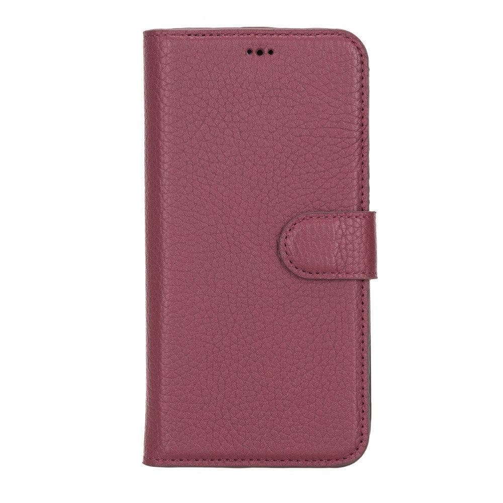Magic iPhone 12 Serie Abnehmbare Echtleder-Wallet-Hülle - MW