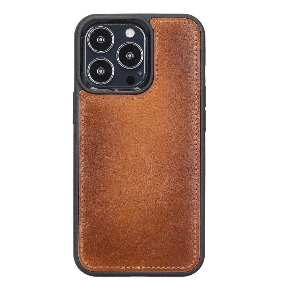 Magic iPhone 13 Serie Abnehmbare Echtleder-Wallet-Hülle - MW