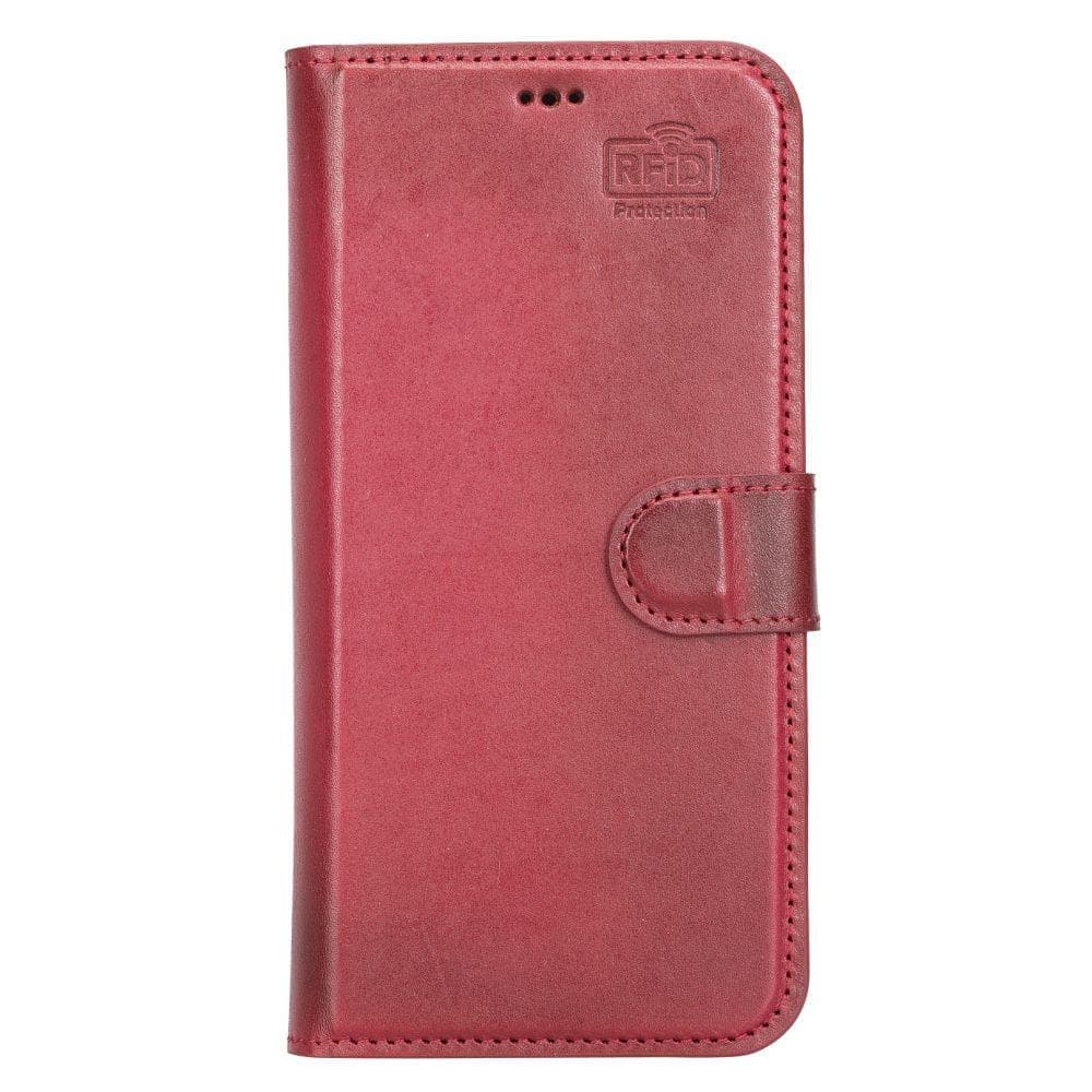 Magic iPhone 13 Serie Abnehmbare Echtleder-Wallet-Hülle - MW