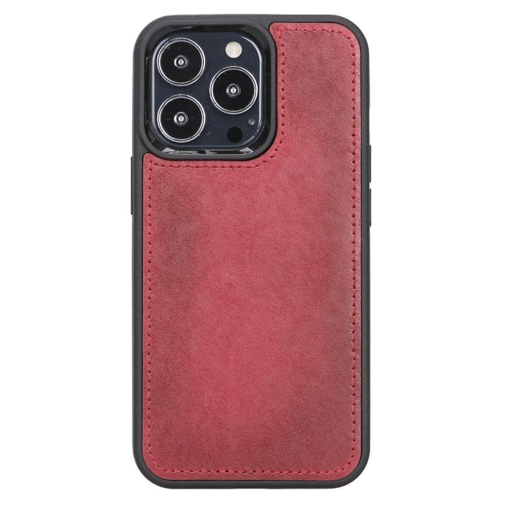 Magic iPhone 13 Serie Abnehmbare Echtleder-Wallet-Hülle - MW