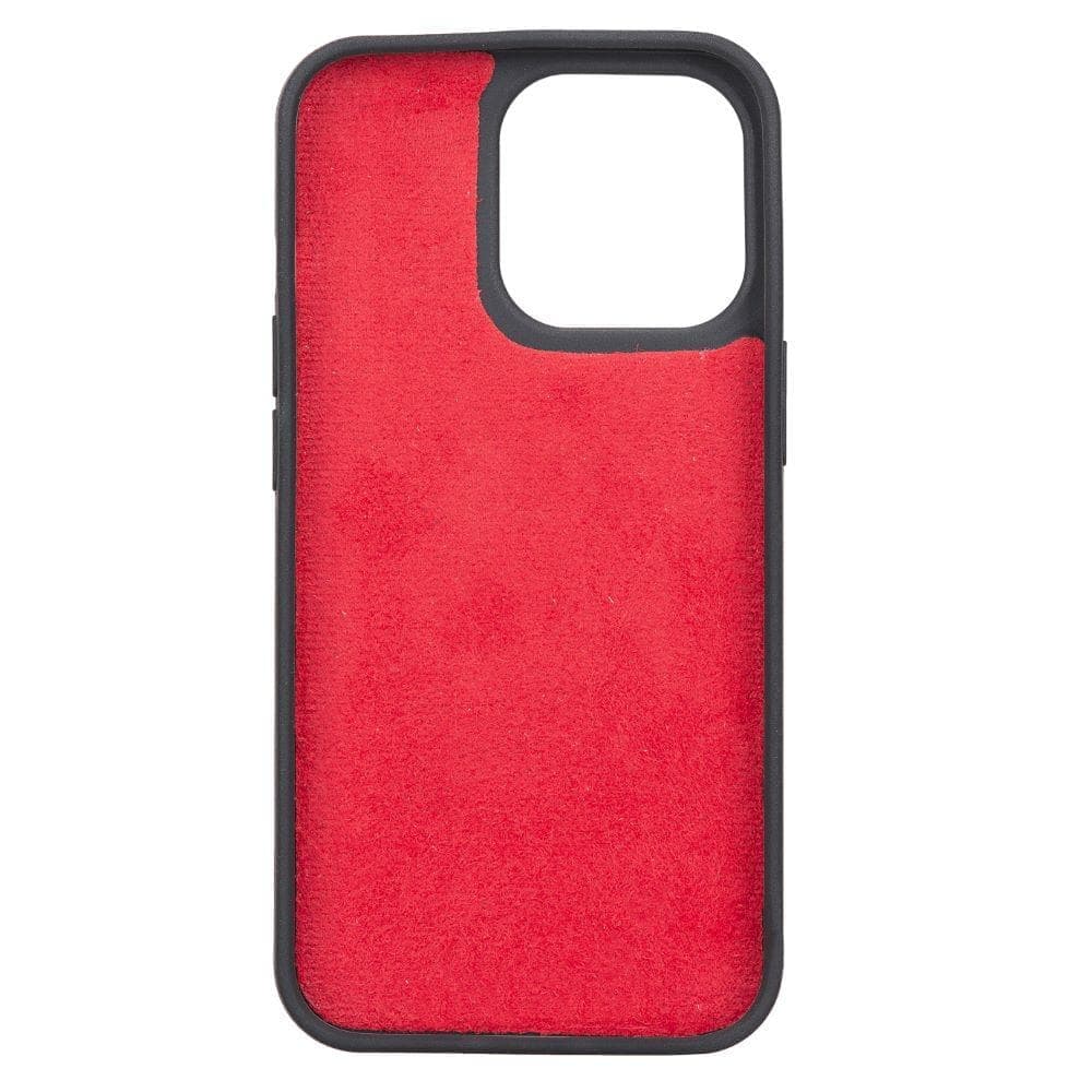 Magic iPhone 13 Serie Abnehmbare Echtleder-Wallet-Hülle - MW