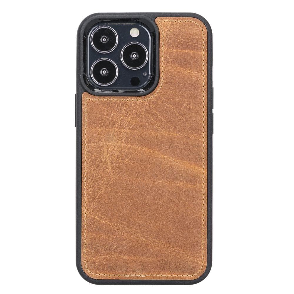 Magic iPhone 13 Serie Abnehmbare Echtleder-Wallet-Hülle - MW