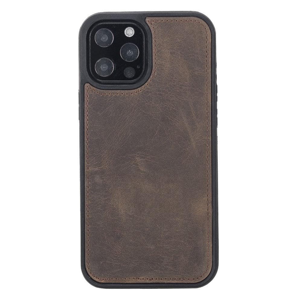 Magic iPhone 13 Serie Abnehmbare Echtleder-Wallet-Hülle - MW