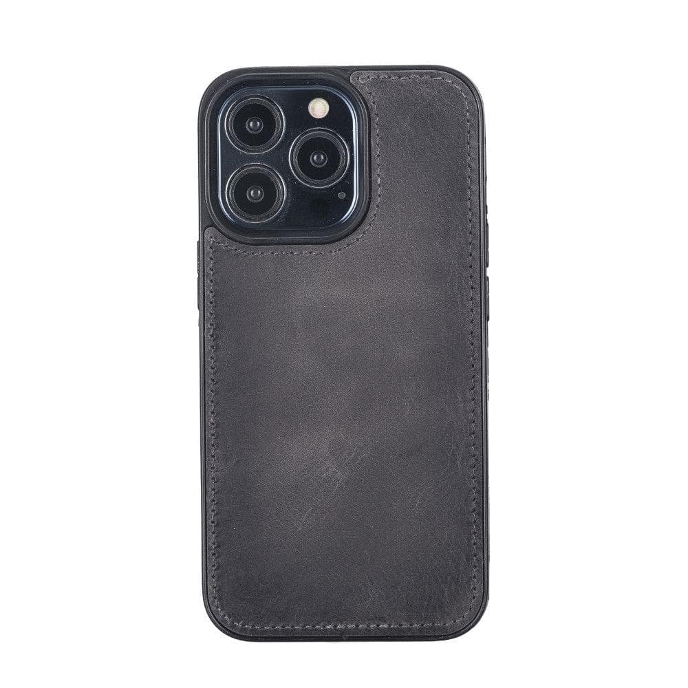 Magic iPhone 13 Serie Abnehmbare Echtleder-Wallet-Hülle - MW