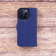Magic iPhone 13 Series Detachable Genuine Leather Wallet Case - MW
