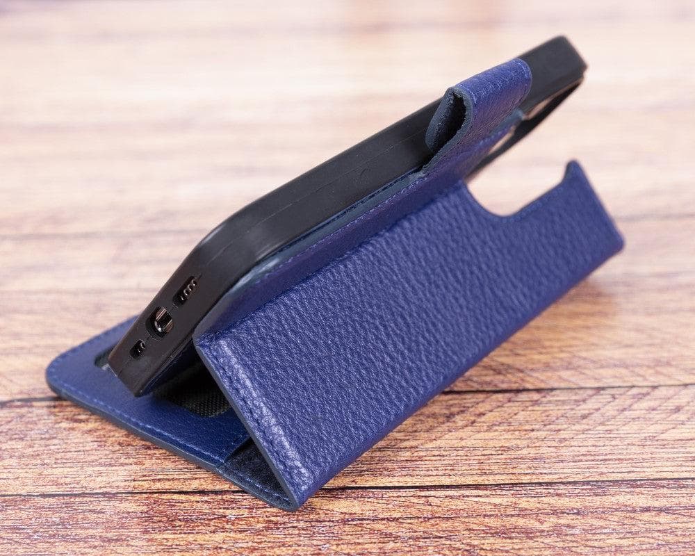 Magic iPhone 13 Serie Abnehmbare Echtleder-Wallet-Hülle - MW