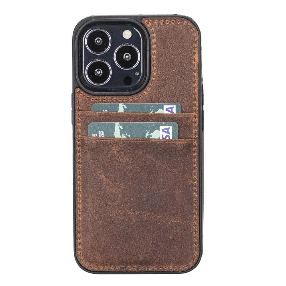 Flex Cover Kartenhalter iPhone 13 Serie Echtleder-Rückseite / FXC CCP