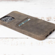 Rock Cover CC iPhone 13 Series Genuine Leather Case / RC CC