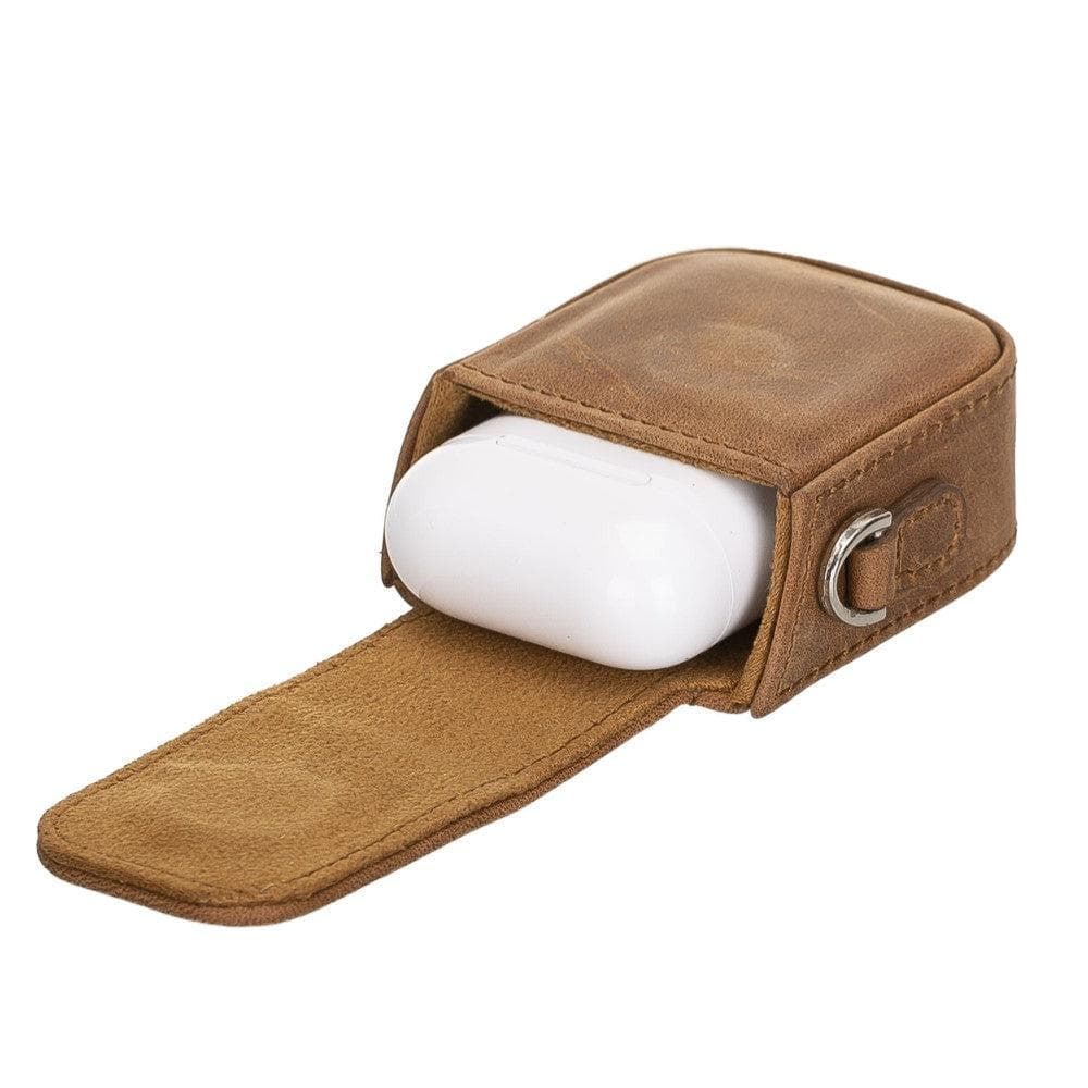 Jojo AirPods-Hülle aus echtem Leder (1. und 2. Generation)
