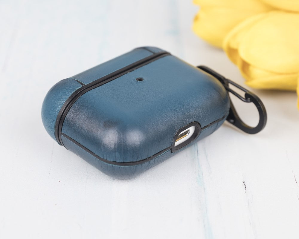Juni AirPods Pro 2. und 1. Generation Echtlederhülle