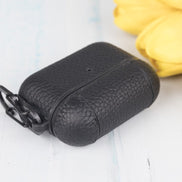 Juni AirPods Pro 2. und 1. Generation Echtlederhülle