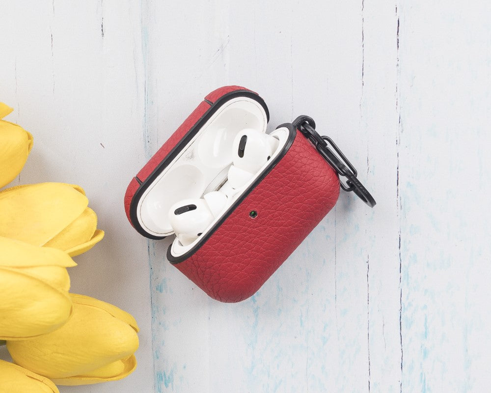 Juni AirPods Pro 2. und 1. Generation Echtlederhülle