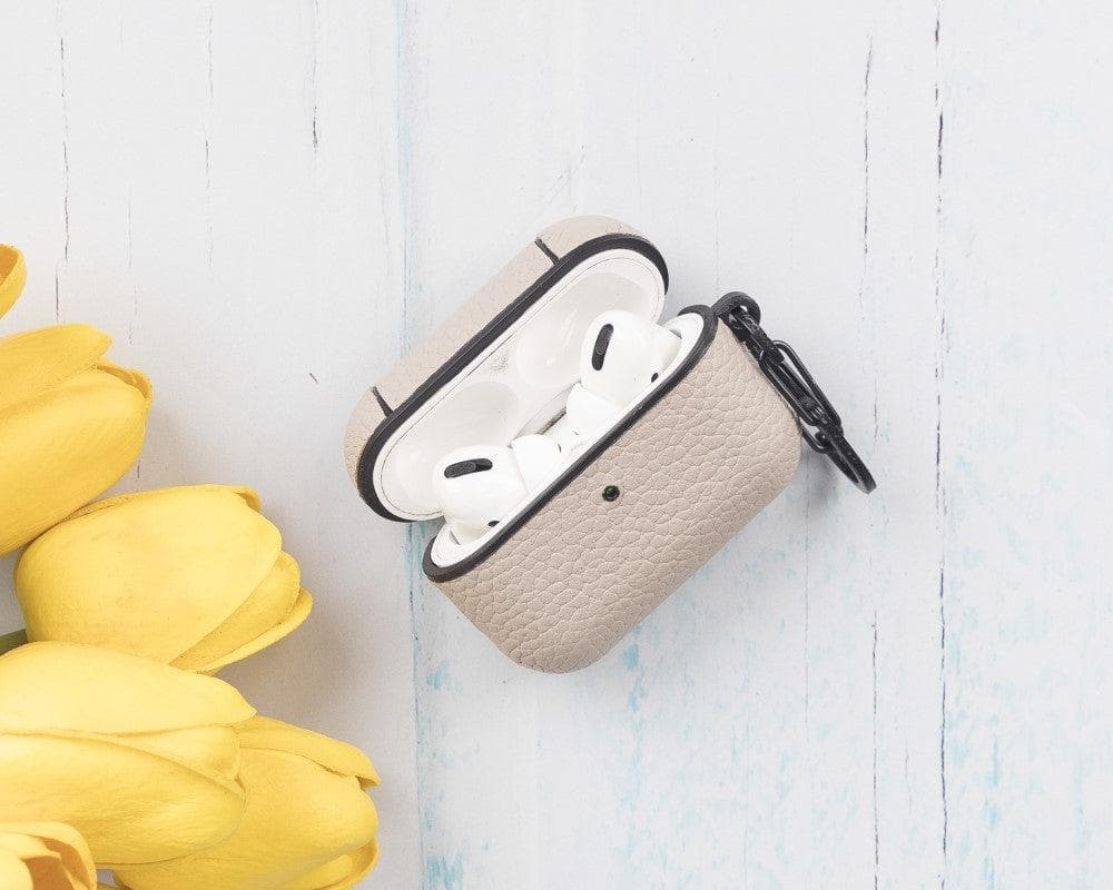 Juni AirPods Pro 2. und 1. Generation Echtlederhülle