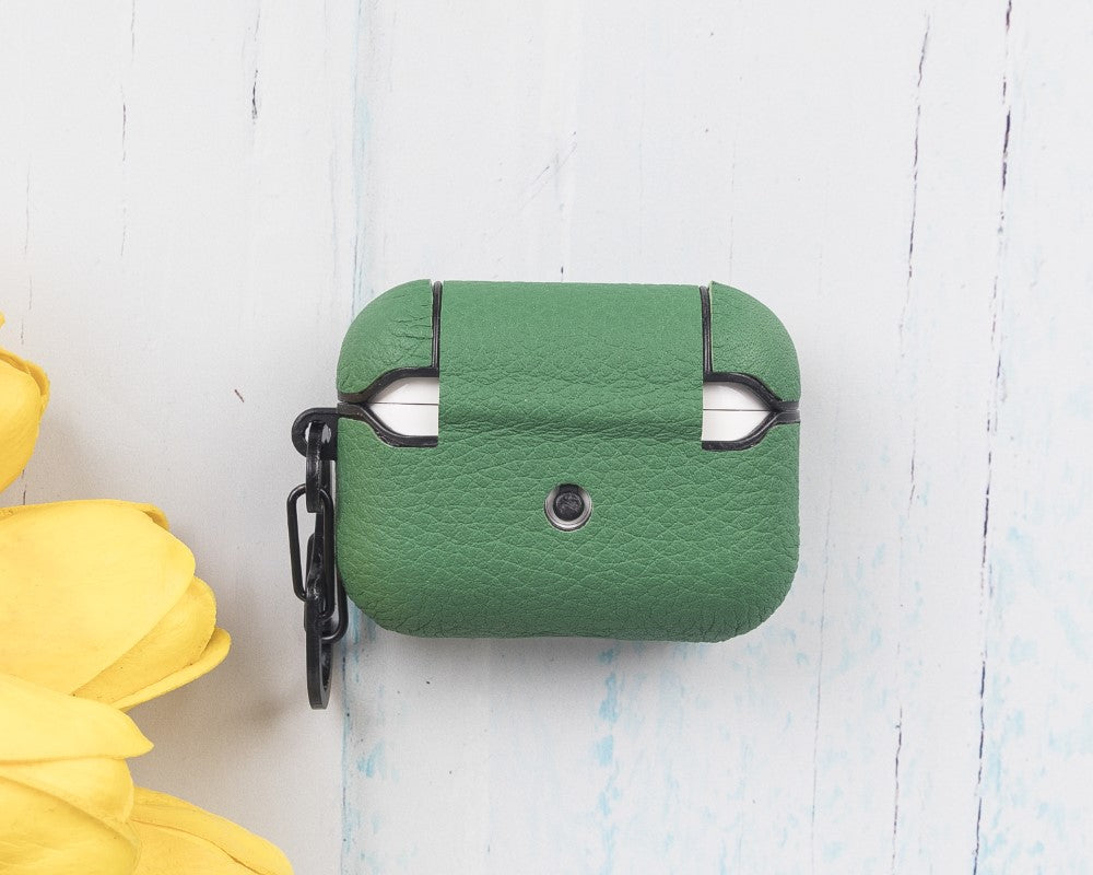 Juni AirPods Pro 2. und 1. Generation Echtlederhülle