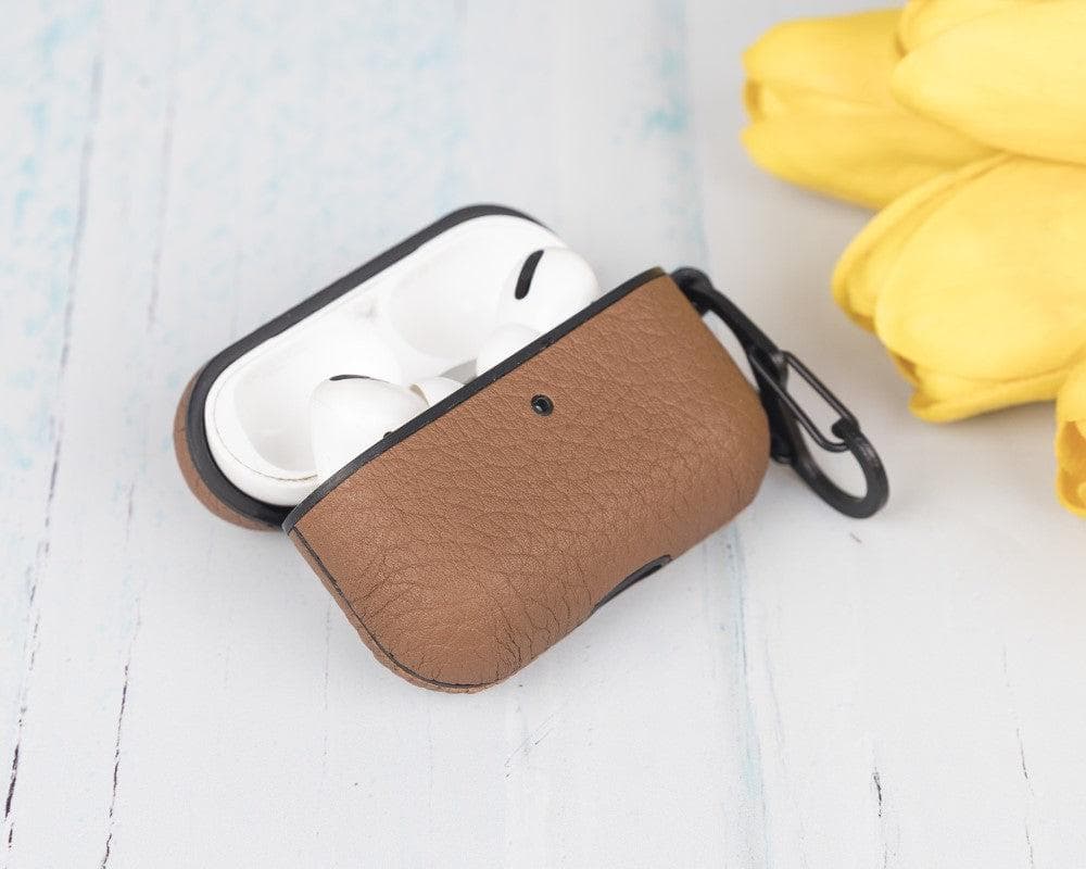 Juni AirPods Pro 2. und 1. Generation Echtlederhülle