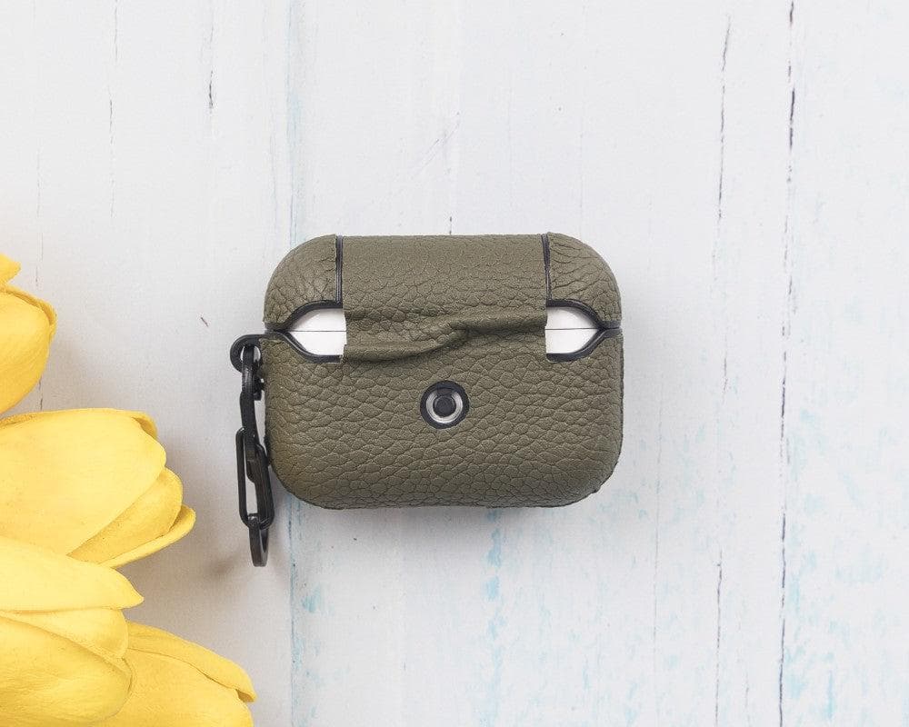 Juni AirPods Pro 2. und 1. Generation Echtlederhülle