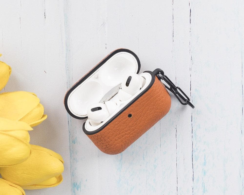 Juni AirPods Pro 2. und 1. Generation Echtlederhülle