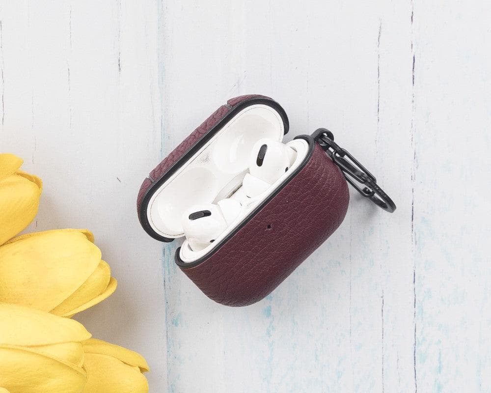 Juni AirPods Pro 2. und 1. Generation Echtlederhülle