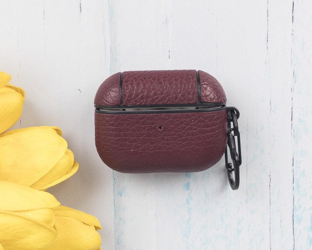 Juni AirPods Pro 2. und 1. Generation Echtlederhülle