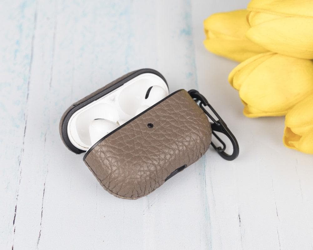 Juni AirPods Pro 2. und 1. Generation Echtlederhülle