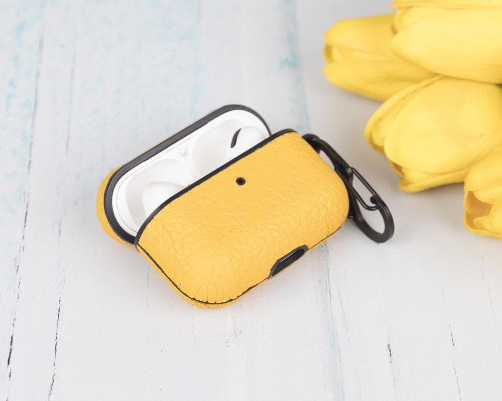 Juni AirPods Pro 2. und 1. Generation Echtlederhülle
