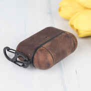 Juni AirPods Pro 2. und 1. Generation Echtlederhülle