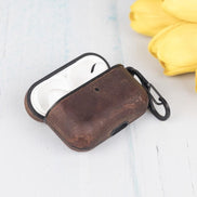 Juni AirPods Pro 2. und 1. Generation Echtlederhülle