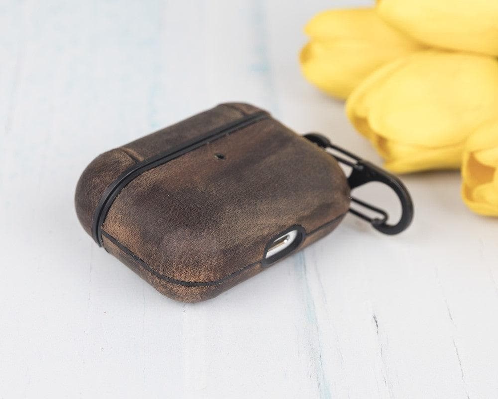 Juni AirPods Pro 2. und 1. Generation Echtlederhülle