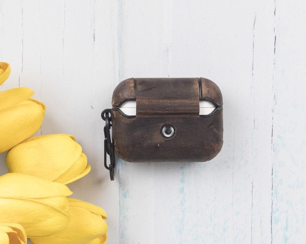 Juni AirPods Pro 2. und 1. Generation Echtlederhülle