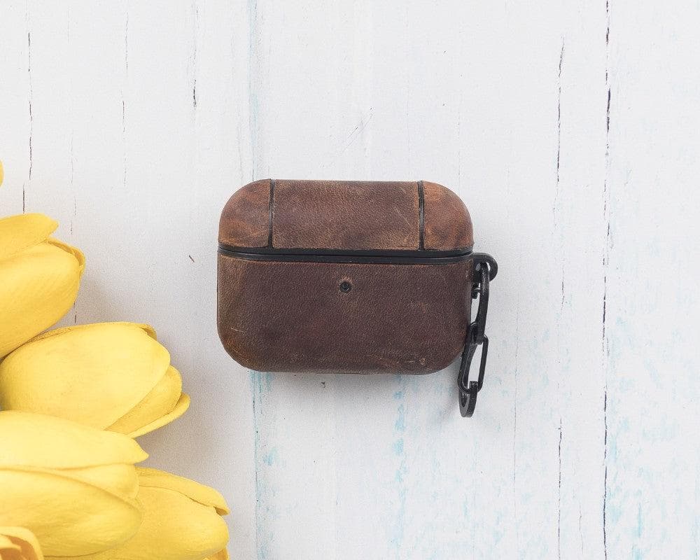 Juni AirPods Pro 2. und 1. Generation Echtlederhülle