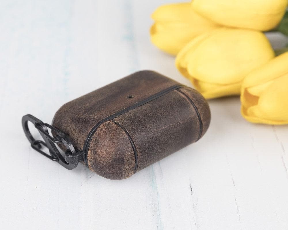 Juni AirPods Pro 2. und 1. Generation Echtlederhülle