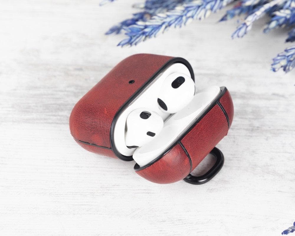Juni AirPods Pro 2. und 1. Generation Echtlederhülle