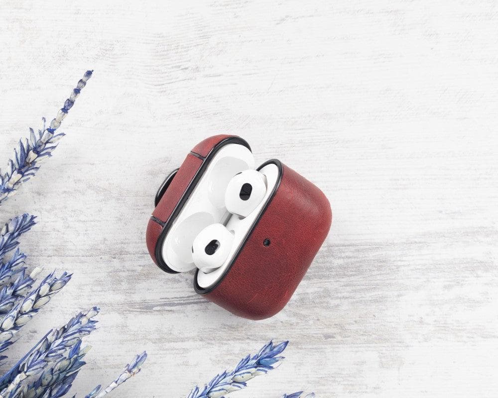 Juni AirPods Pro 2. und 1. Generation Echtlederhülle