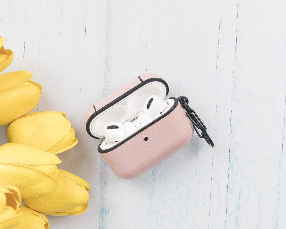Juni AirPods Pro 2. und 1. Generation Echtlederhülle