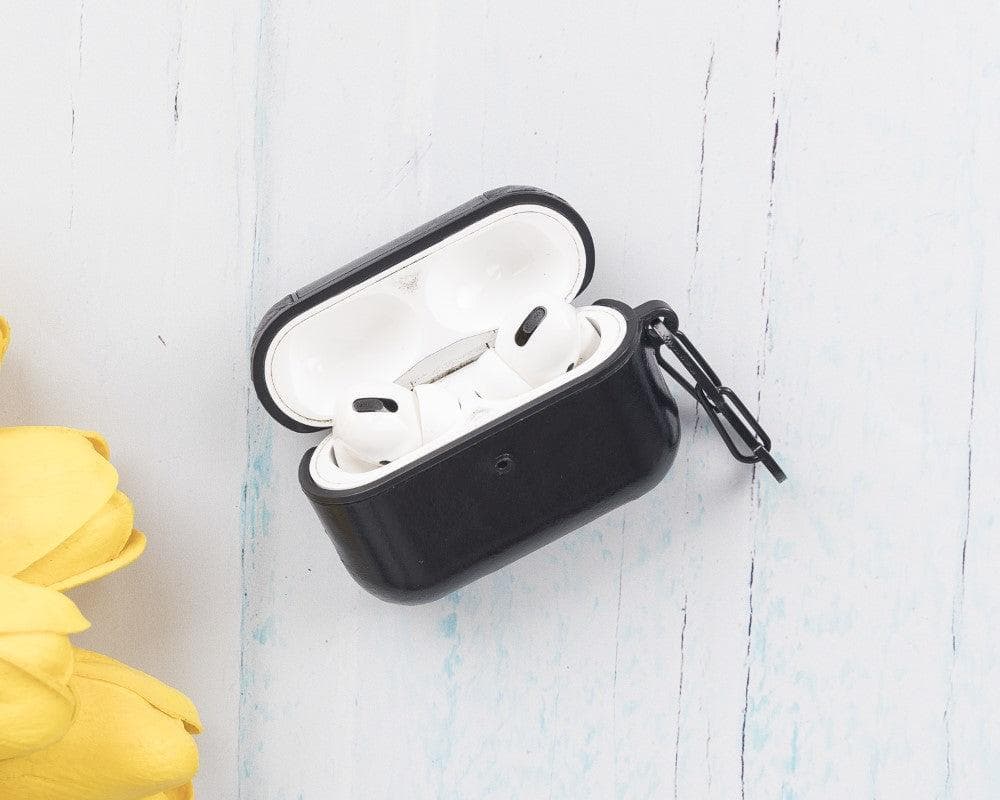 Juni AirPods Pro 2. und 1. Generation Echtlederhülle