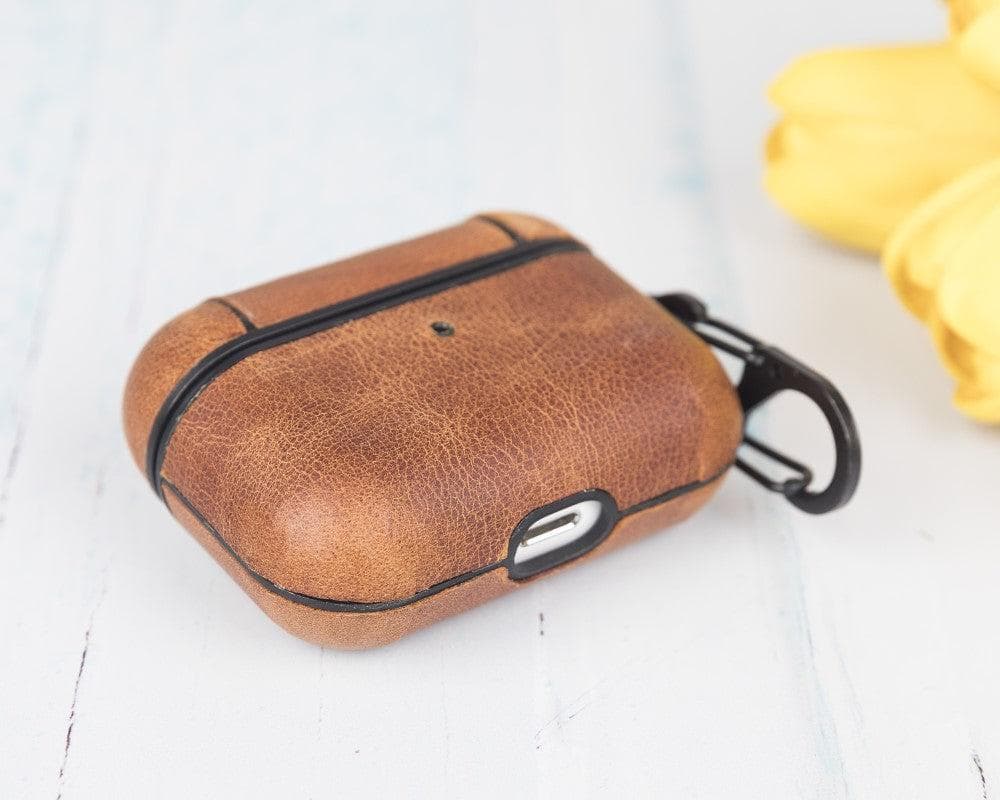 Juni AirPods Pro 2. und 1. Generation Echtlederhülle