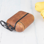 Juni AirPods Pro 2. und 1. Generation Echtlederhülle