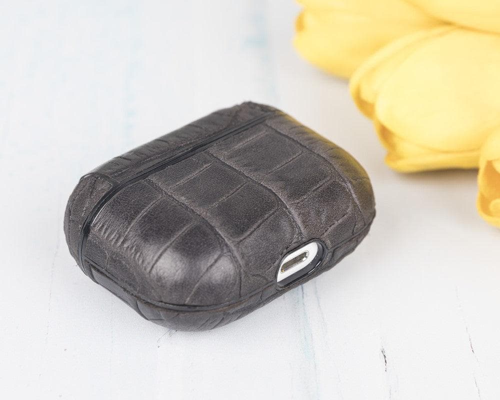 Juni AirPods Pro 2. und 1. Generation Echtlederhülle