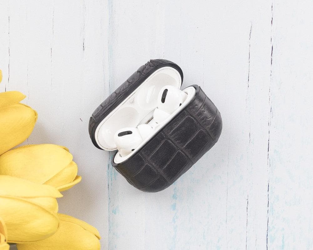 Juni AirPods Pro 2. und 1. Generation Echtlederhülle