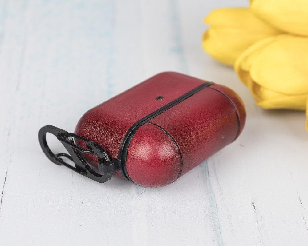 Juni AirPods Pro 2. und 1. Generation Echtlederhülle