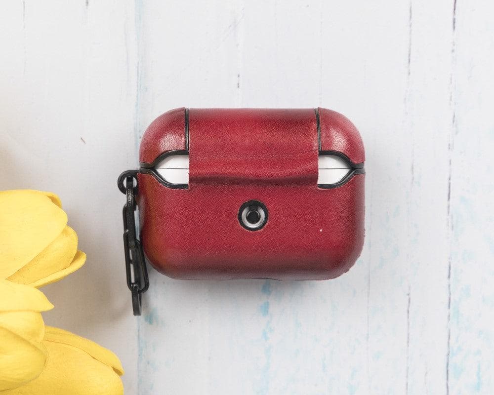 Juni AirPods Pro 2. und 1. Generation Echtlederhülle