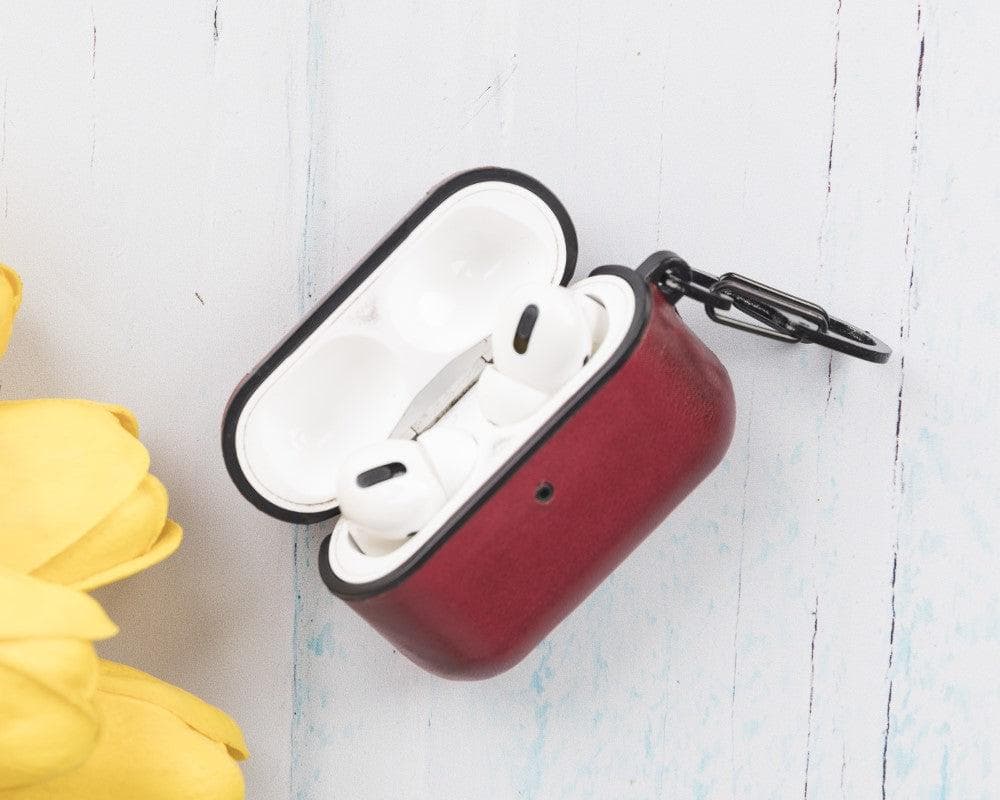 Juni AirPods Pro 2. und 1. Generation Echtlederhülle