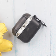 Juni AirPods Pro 2. und 1. Generation Echtlederhülle