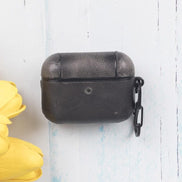 Juni AirPods Pro 2. und 1. Generation Echtlederhülle