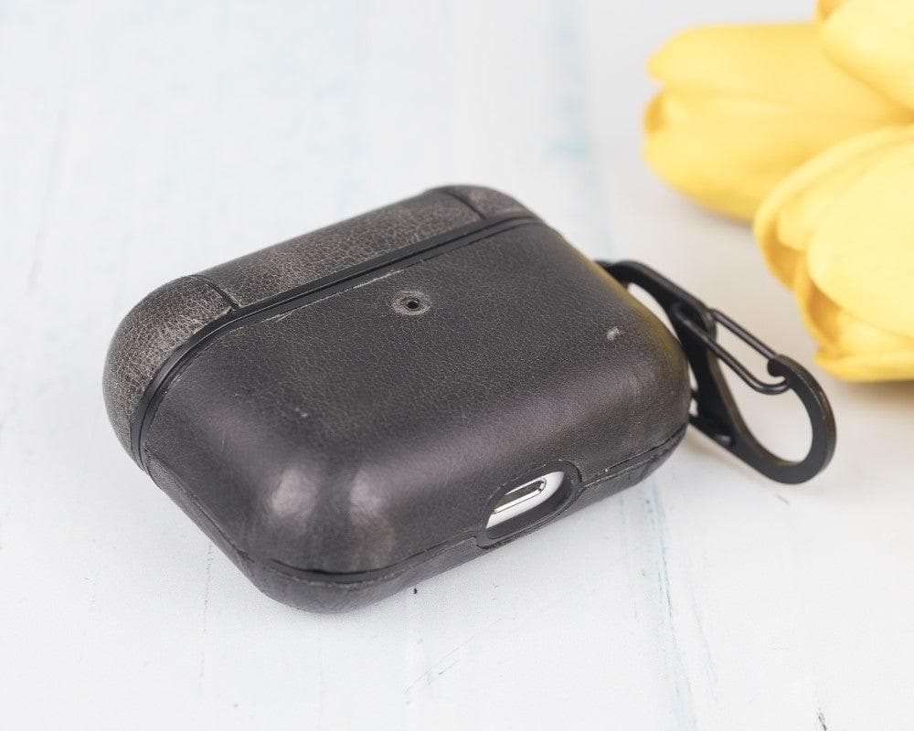 Juni AirPods Pro 2. und 1. Generation Echtlederhülle
