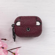 Juni AirPods Pro 2. und 1. Generation Echtlederhülle