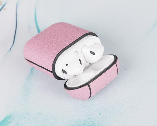Juni AirPods-Hülle aus echtem Leder (2. und 1. Generation)