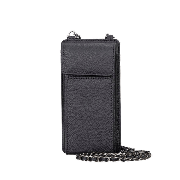 Avjin Genuine Leather Crossbody Bag Compatible with Phones up to 6.9